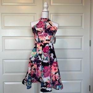 Pink Lily Neon Nights Floral Dress